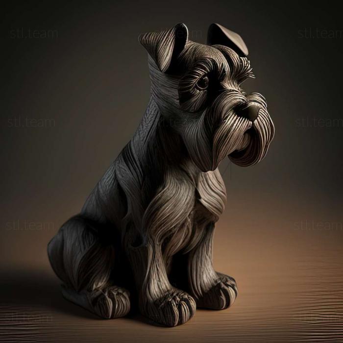 Animals Zwergschnauzer dog